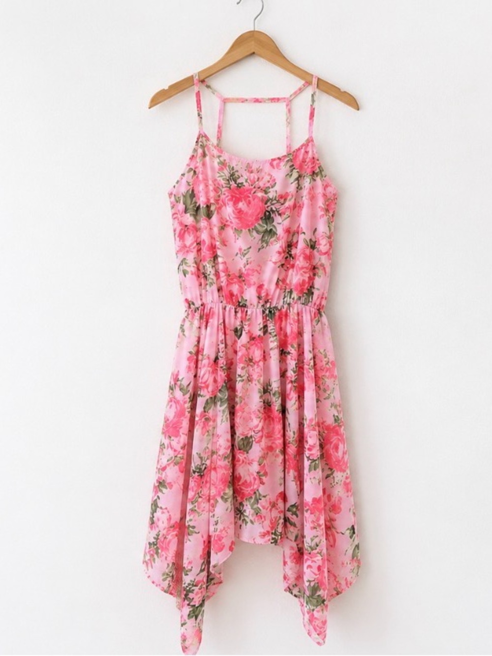Pink Floral Sun Dress Vacation Resort Cruise Sz 4 The Place Mommy & Me - Picture 2 of 5